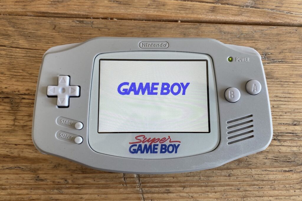 Super Game Boy Style Custom Game Boy Advance console with IPS display mod